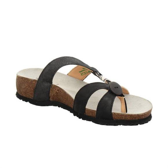 NEW THINK! women's julia sandals in black kombi 0000bk - Picture 1 of 3